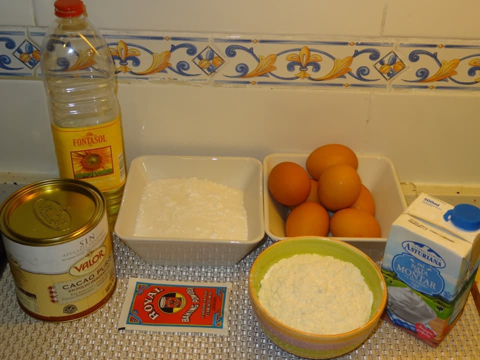 Bizcocho de cacao puro
