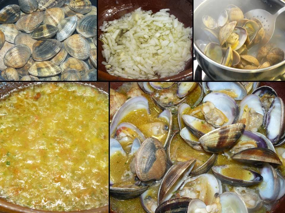 Almejas a la marinera