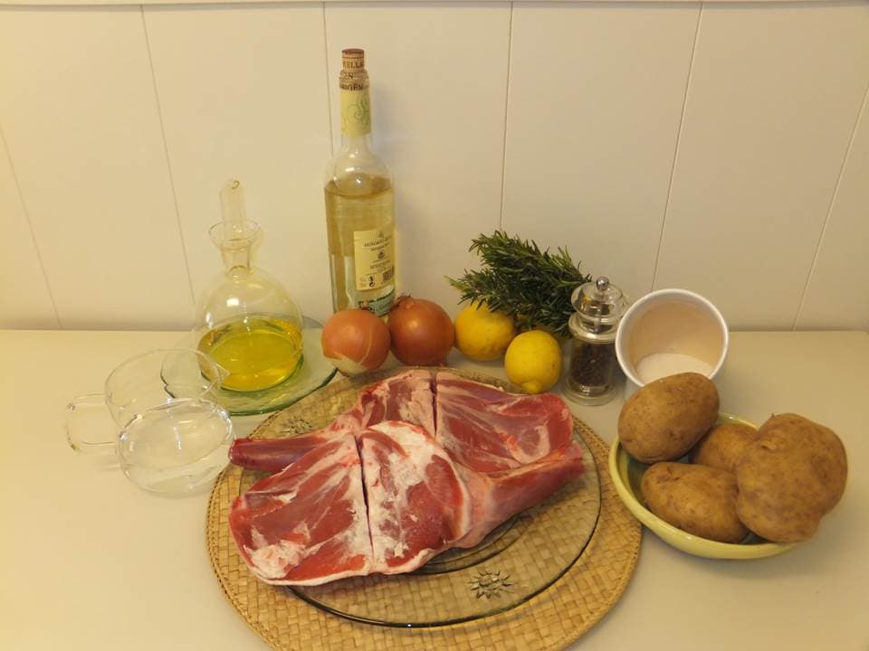 Paletillas de cordero al horno