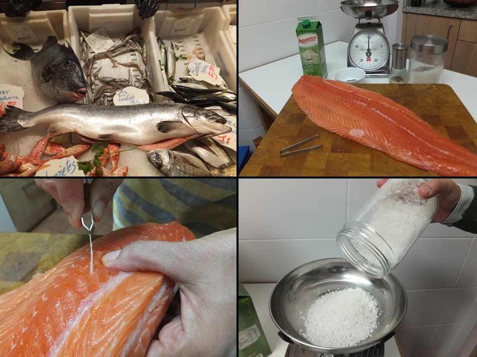 Salmón al eneldo