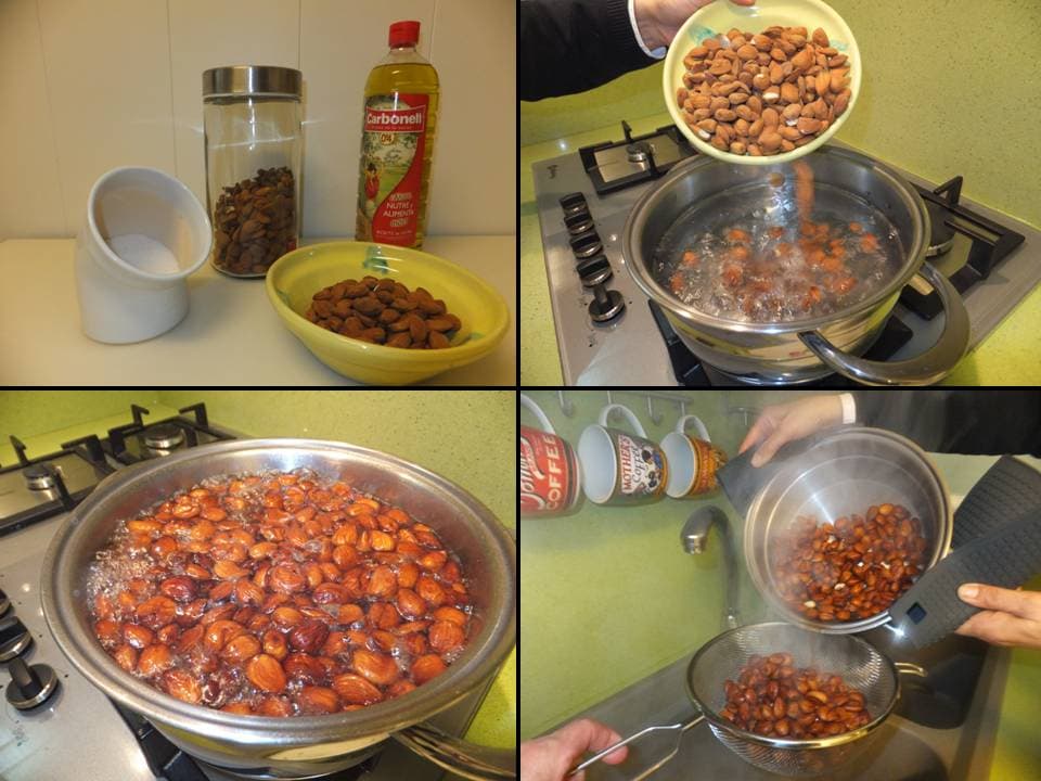 Almendras fritas