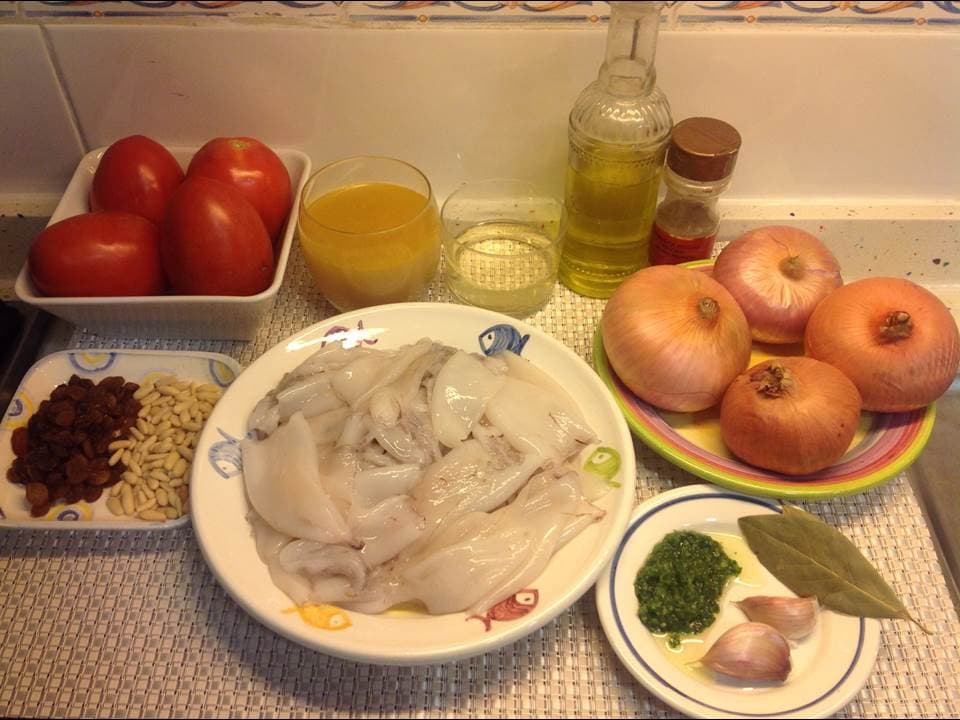Calamares en salsa