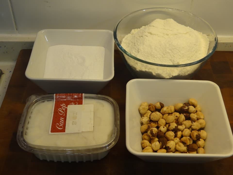 Polvorones de avellana
