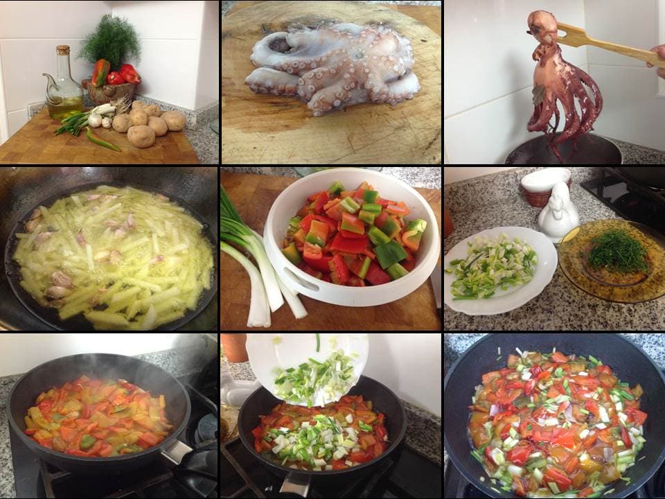 Frito de pulpo