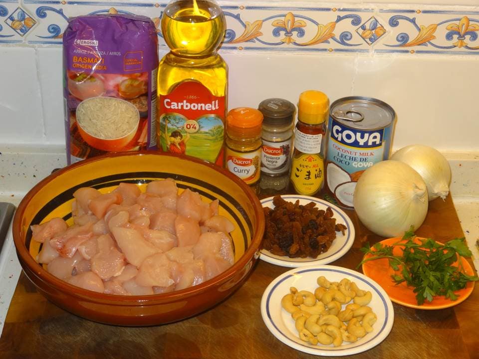 Pollo al curry