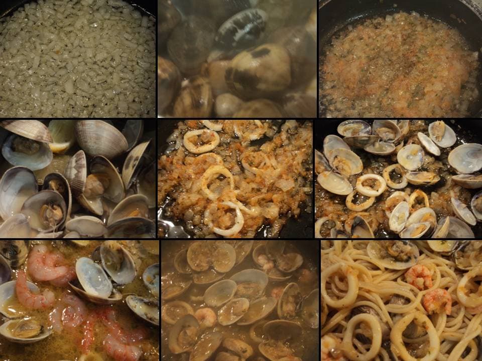 Spaghetti a la marinera