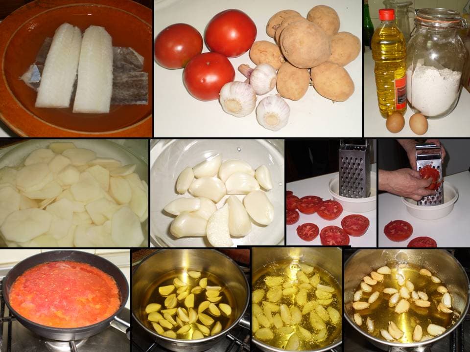 Bacalao gratinado con mayonesa