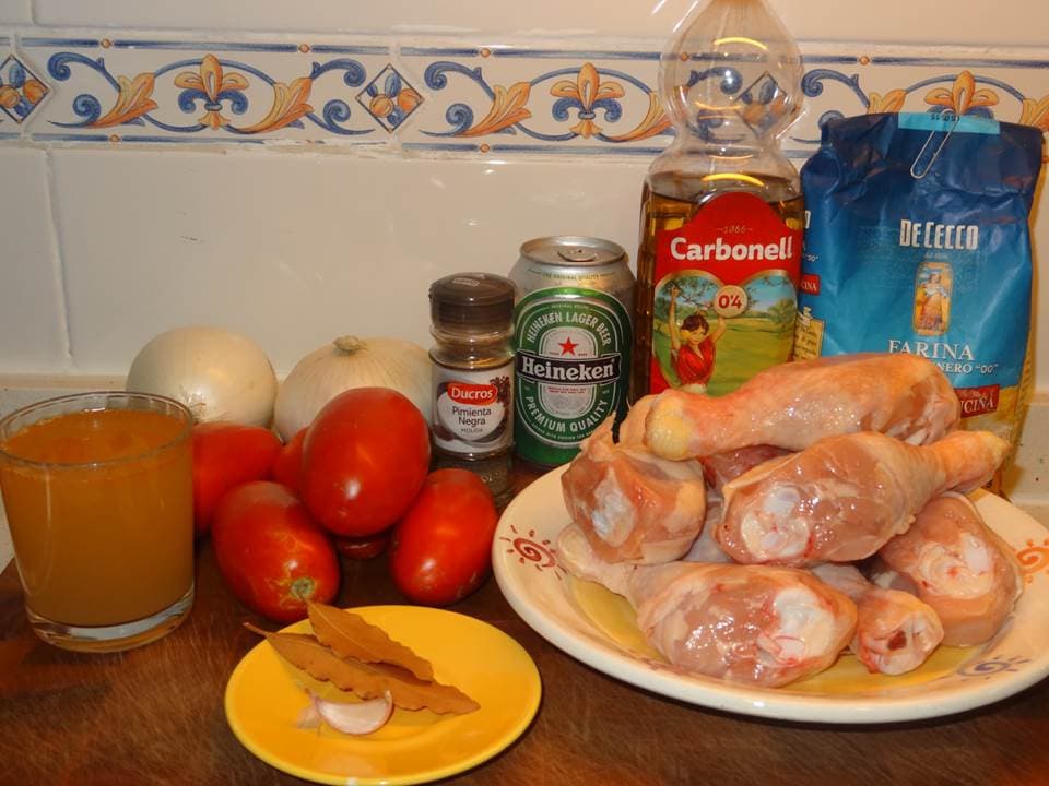 Muslitos de pollo a la cerveza