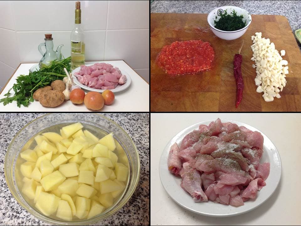 Pollo al ajillo