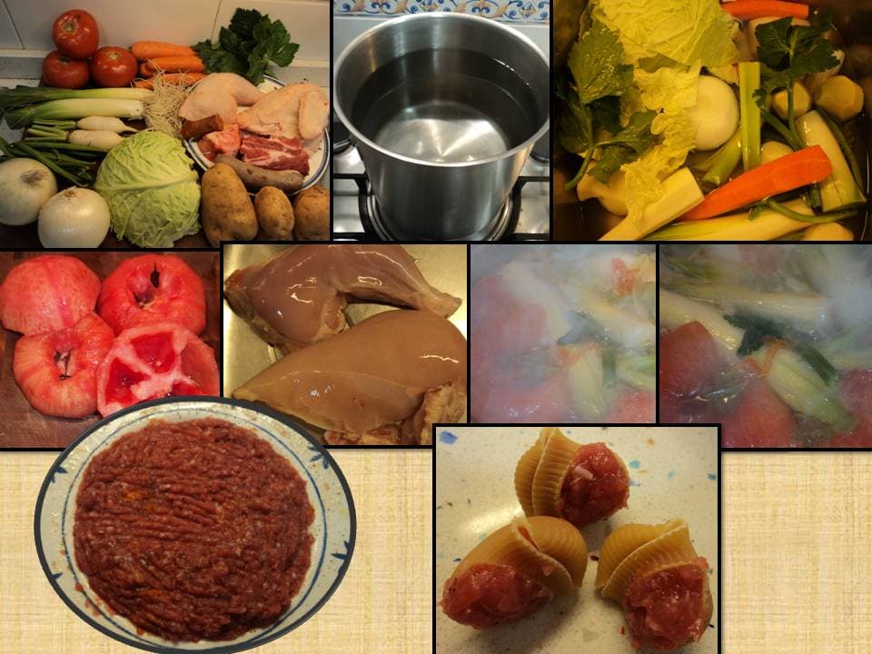Sopa rellena
