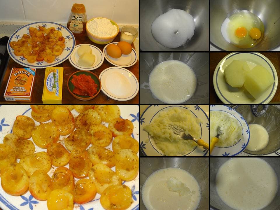 Coca de albaricoques y sobrasada