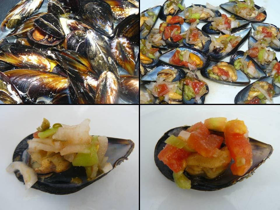 Mejillones con trempó