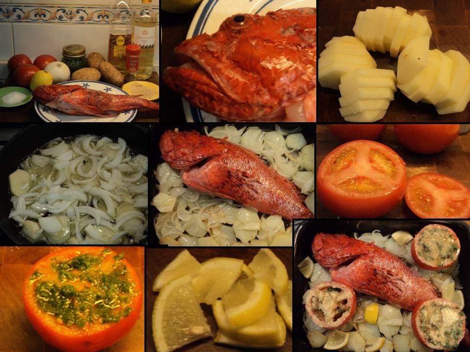 Pescado al horno