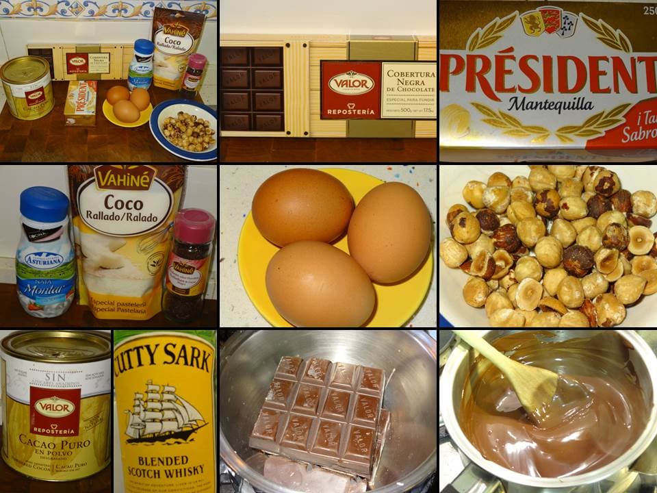 Trufas de chocolate